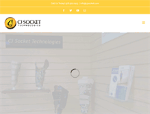 Tablet Screenshot of cjsocket.com